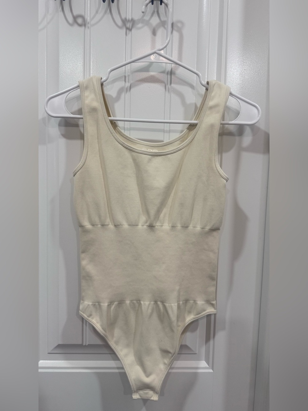 OQQ cream bodysuit